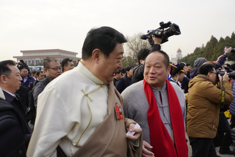 世界侨报社社长陈俊余同全国两会代表～四川省